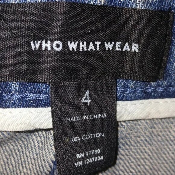 Who What Wear Pearl Embellished Cropped Jeans - Picture 6 of 6